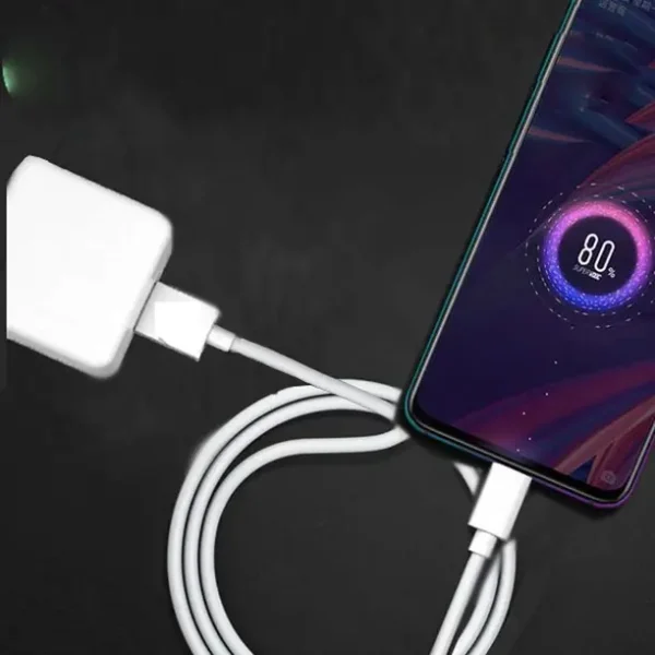 Royal USB Type C Cable 6.5 A 1 m original 65W DART/VOOC/SUPERDART TYPE C DATA CABLE (All Mobail) - Image 4