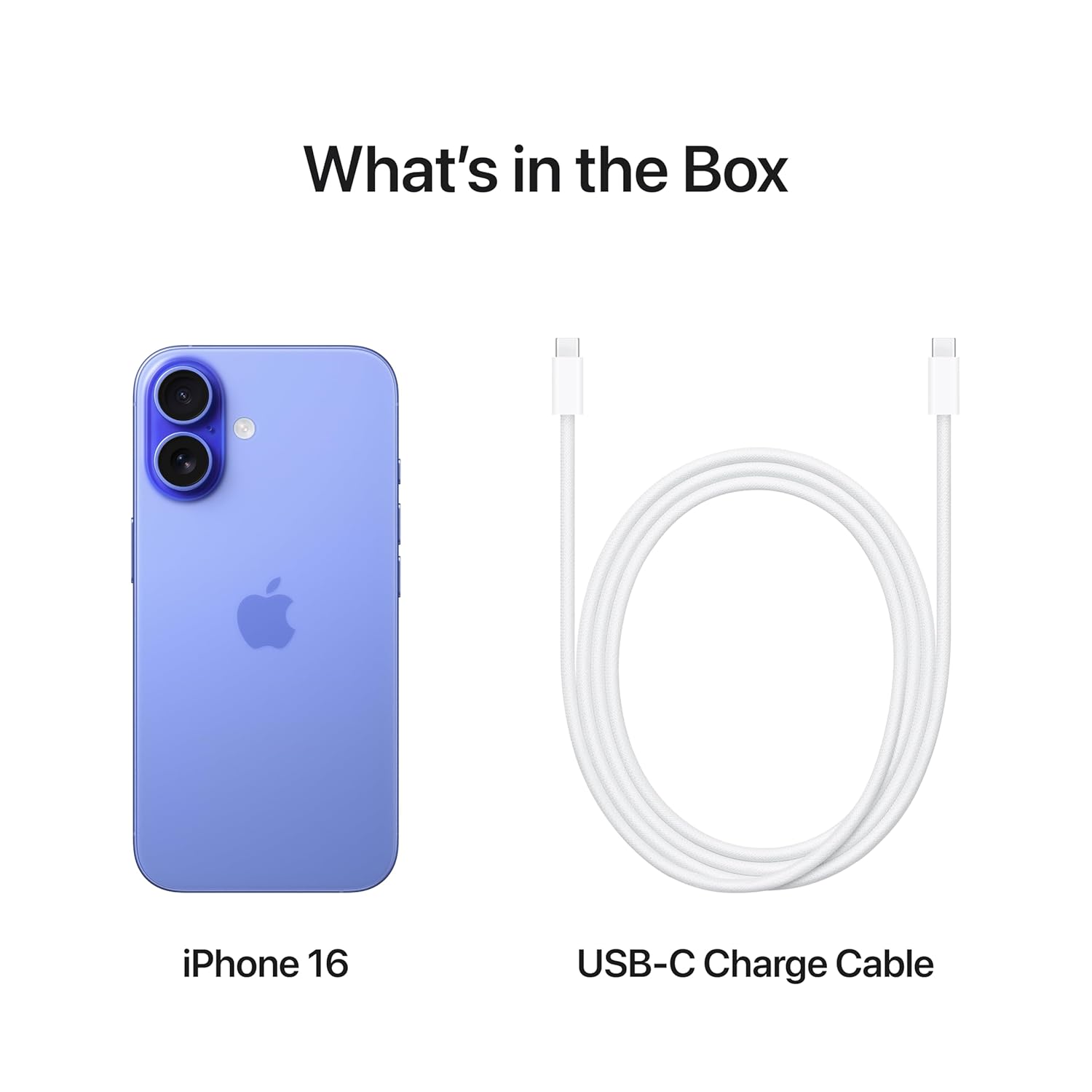 Phone 16 128 GB: 5G Mobile Phone with Camera Control, A18 Chip and a Big Boost in Battery Life. Works with AirPods; Ultramarine - Image 2